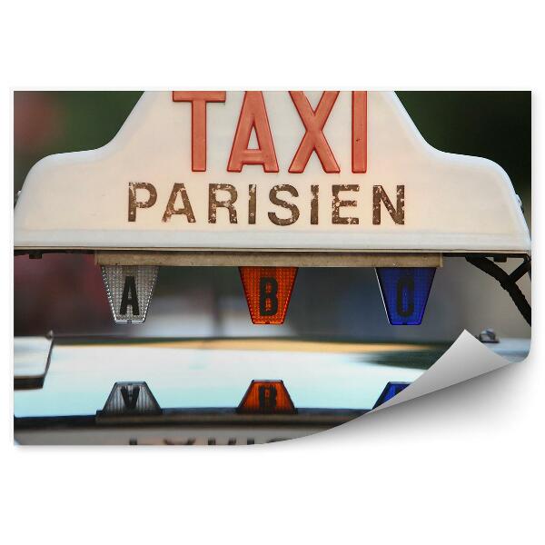 Decor fototapet Vehicul de transport cu taxi din Franța