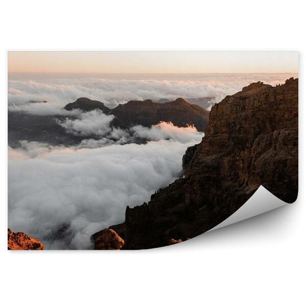 Fototapet perete Gran Canaria roci nori cer orizont