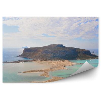 Fototapet pentru perete Grecia Plajă Mal Insulă Orizont De Vegetație