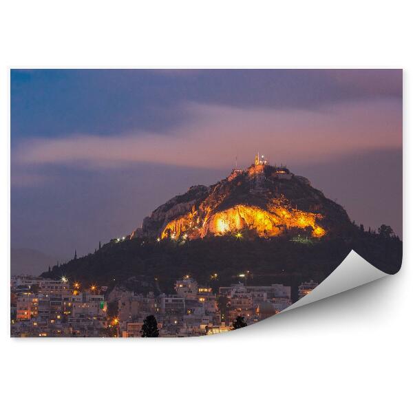 Fototapet Muntele Lycabettus Atena Grecia