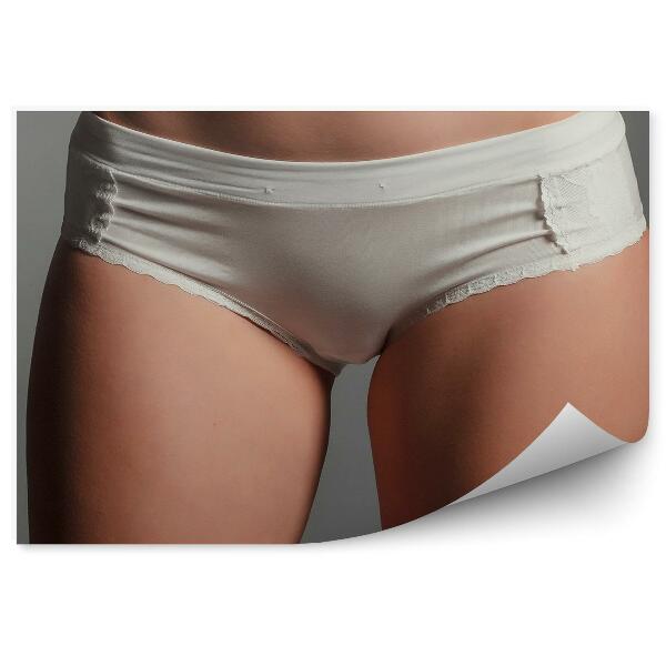 Decor fototapet Chiloți de lenjerie intimă cu corp feminin