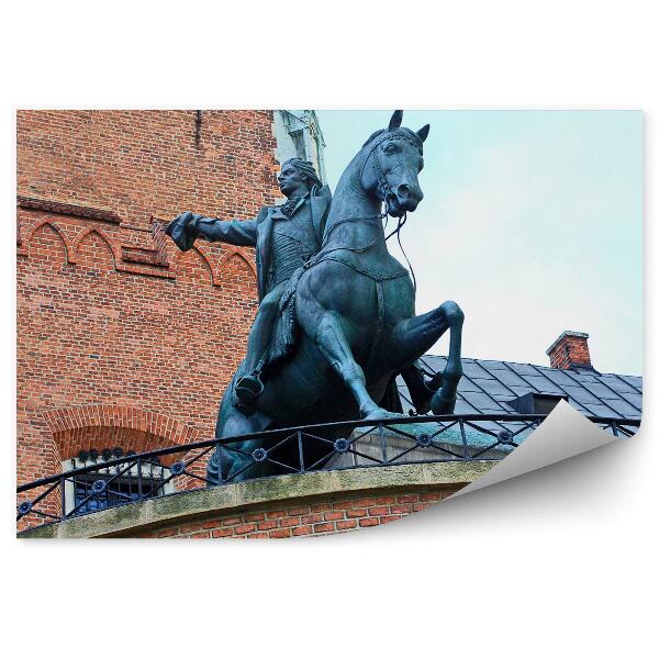 Fototapet pentru perete Statuia Castelului Regal Cracovia