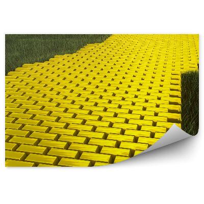 Fototapet vintage Lingouri de aur care formează un drum