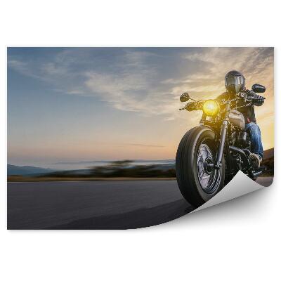 Fototapet perete Motocicletă Pe Drum