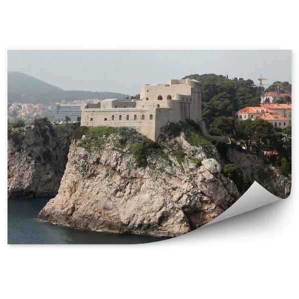 Fototapet perete Cladiri Roci Mare Natura Croatia Dubrovnik