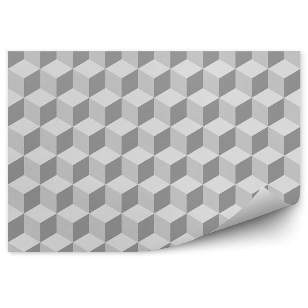 Fototapet Model De Cub Izometric 3D