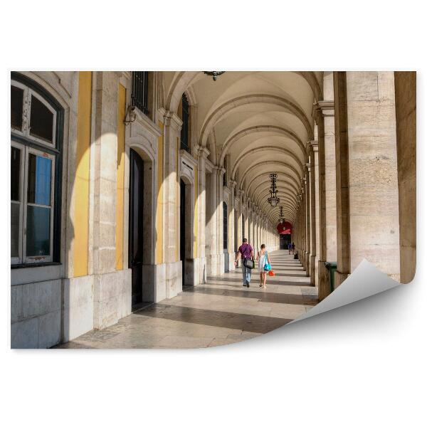 Fototapet perete Lisabona coloane coloane arcade arhitectura urbană