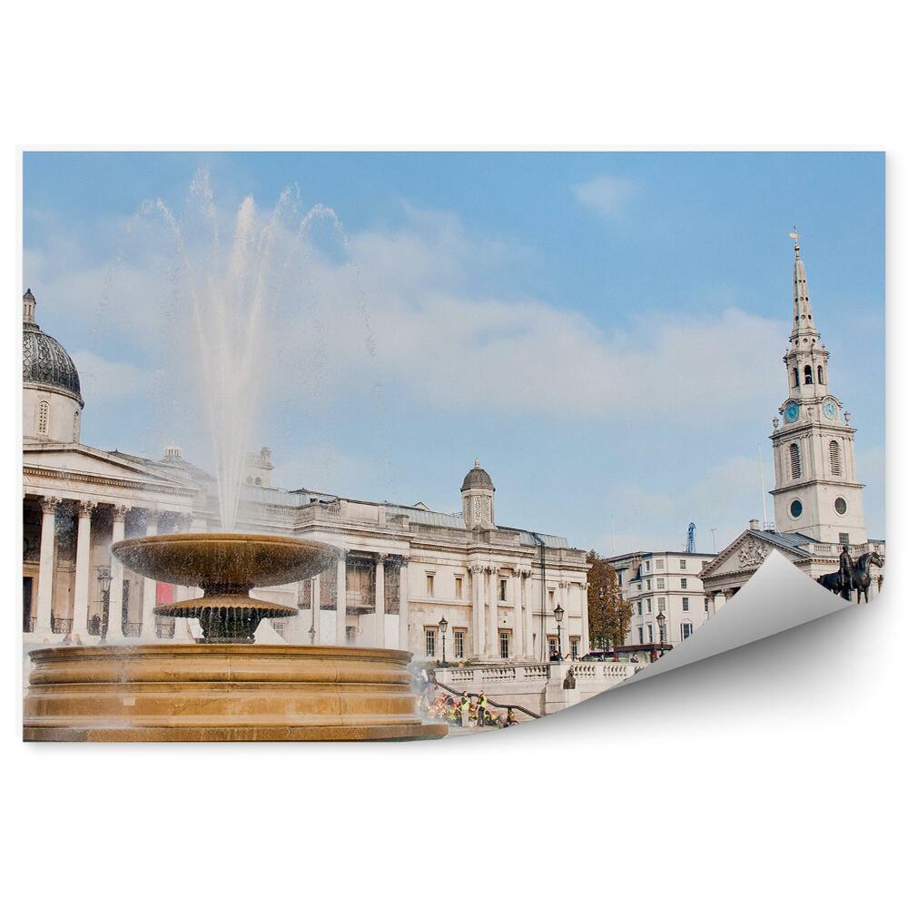 Fototapet pentru perete Oamenii Din Trafalgar Square, Londra