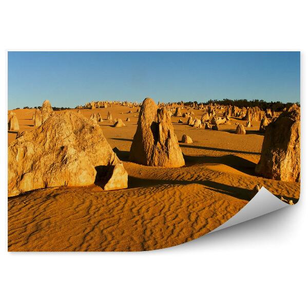 Fototapet pentru perete Rocks Desert Nambung Cer