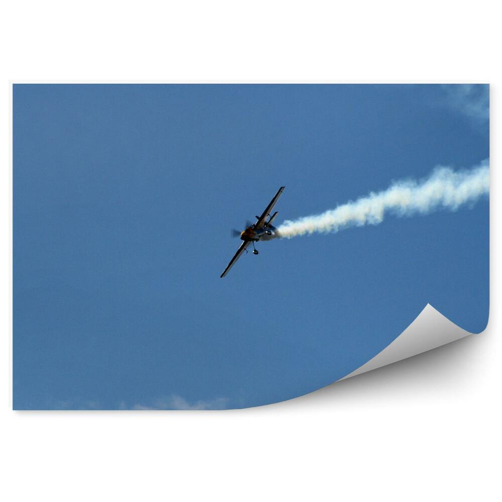 Fototapet vintage Nori de fum avioanului