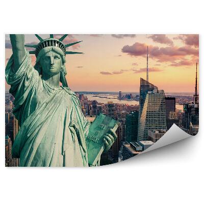 Fototapet vintage Vedere la Statuia Libertății New York