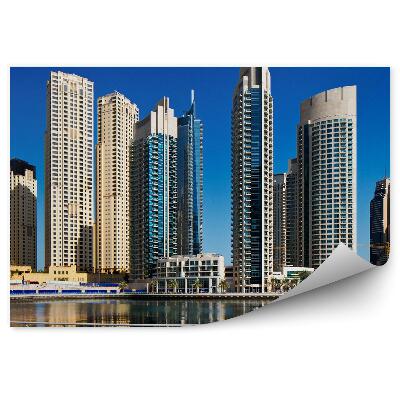 Fototapet pentru perete Cyclist Bay City cer albastru