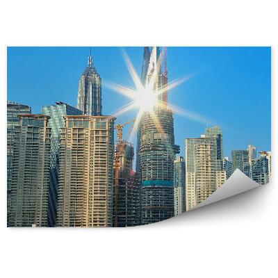 Fototapet perete Shanghai zgârie-nori arhitectură Asia