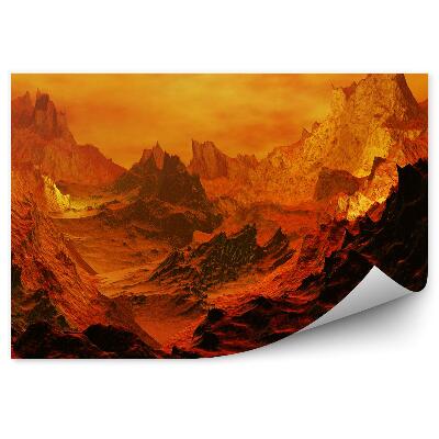 Decor fototapet Apus Vulcanului