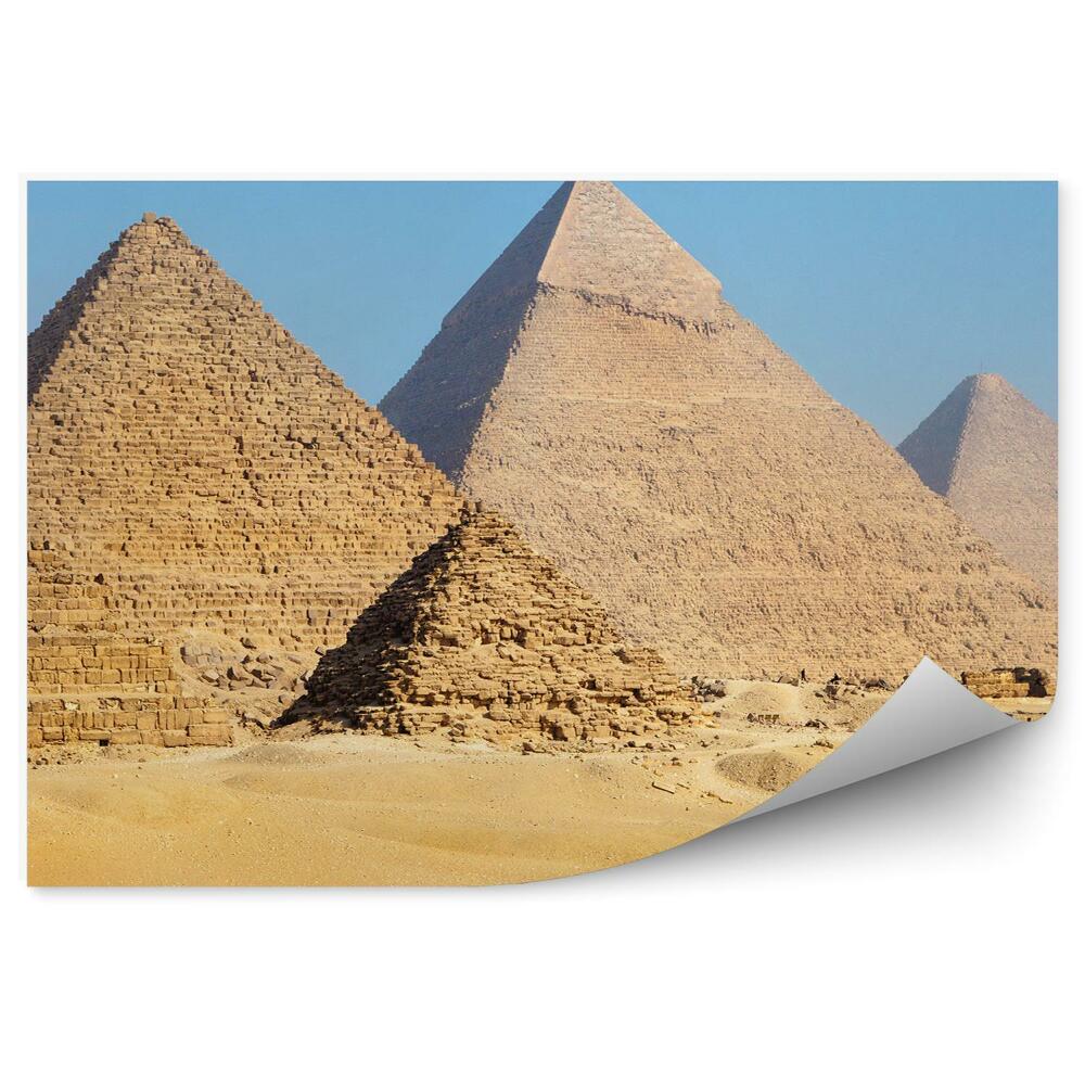 Fototapet Piramidele Cairo Egipt desertul nisip călători