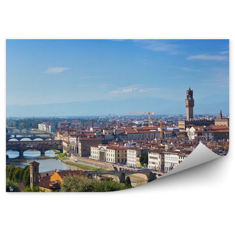Fototapet pentru perete Aurarii Pod Râu Clădiri Râu Florence