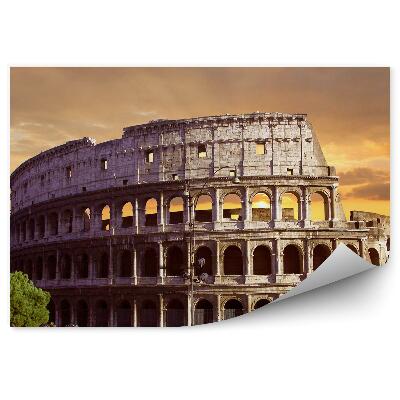Decor fototapet Colosseum la apus de soare oameni