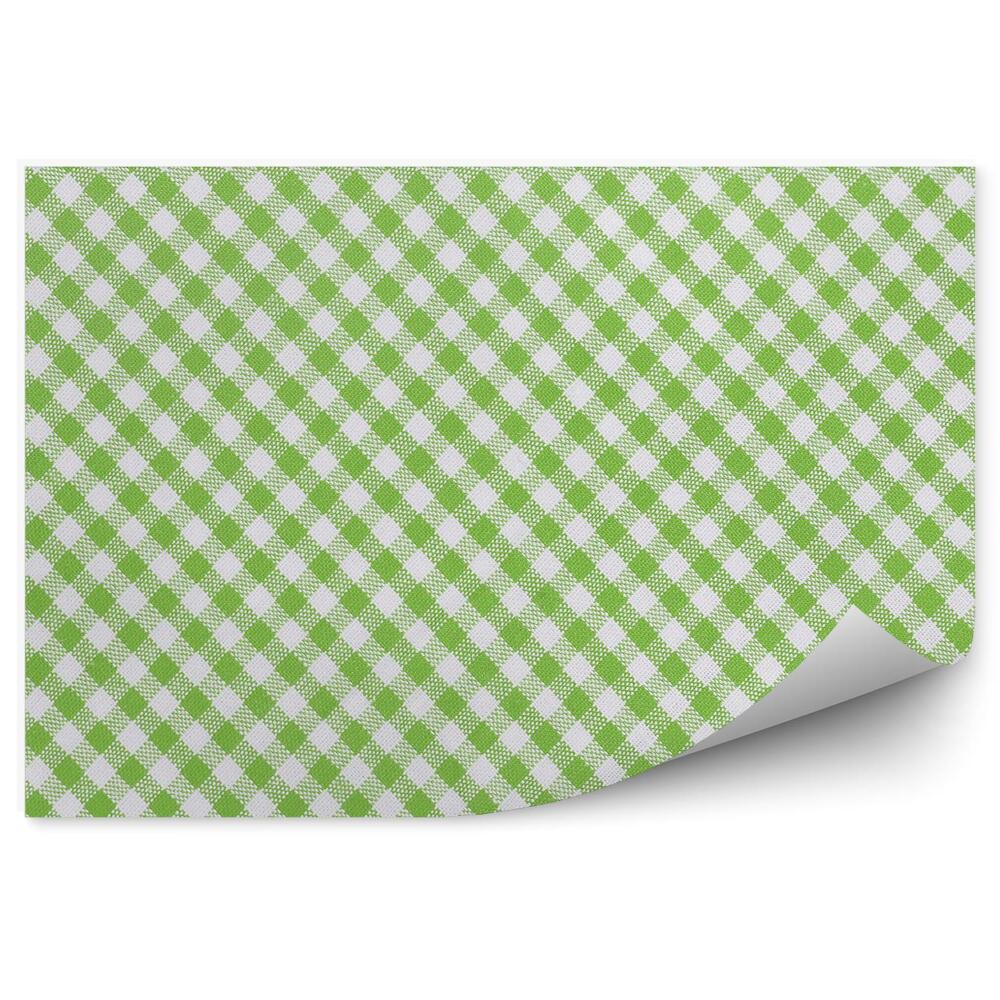Decor fototapet Material Cu Textură Plasă În Carouri Dungi Verzi