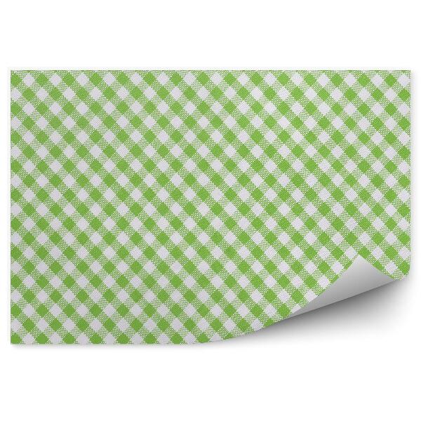 Decor fototapet Material Cu Textură Plasă În Carouri Dungi Verzi