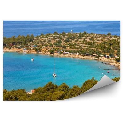 Fototapet pentru perete Marea Adriatică, Croația, insulă, apă albastră, natură