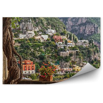 Fototapet perete Vedere Interioară Rustică A Clădirilor De Deal