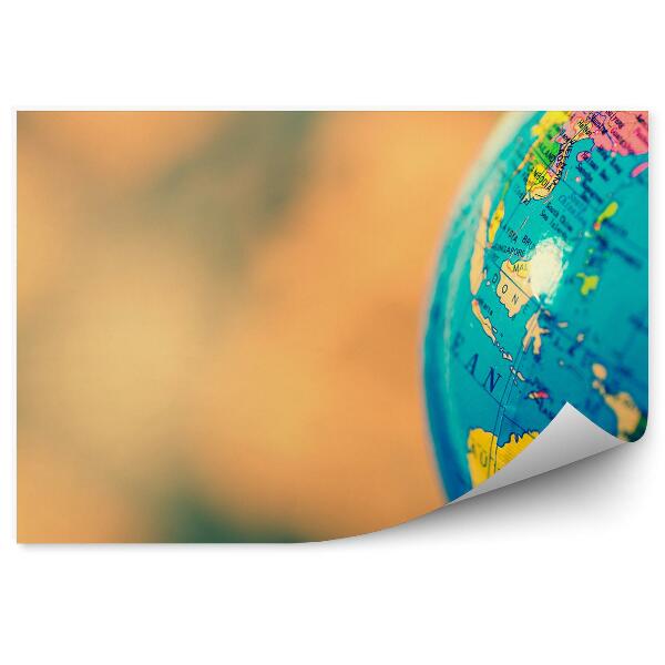 Fototapet pentru perete Glob planetă pământ closeup geografie