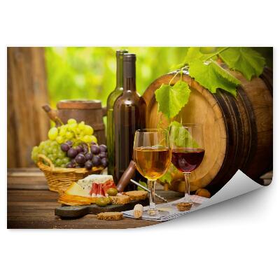 Fototapet pentru perete Vin și brânză