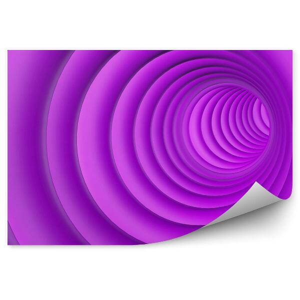 Decor fototapet Tunel Futurist Violet