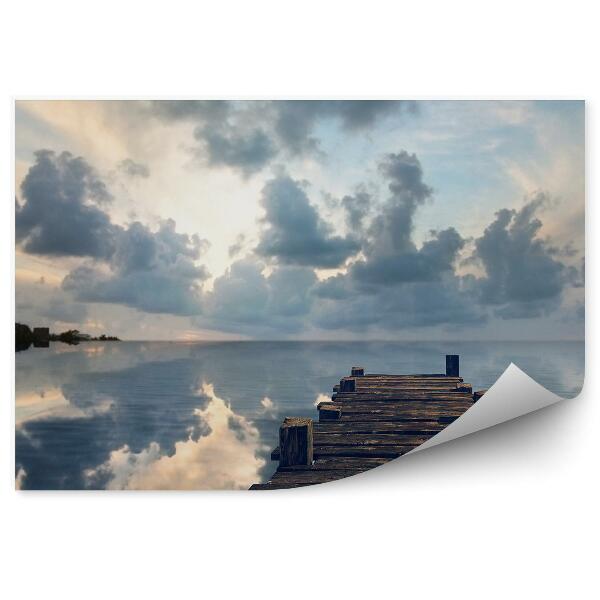 Decor fototapet Peisajul Digului Vechi Găzduiește Nori De Lac