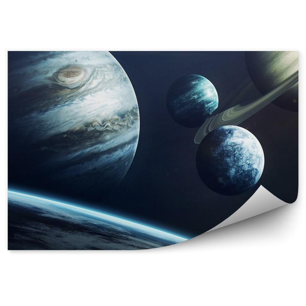 Fototapet Diagrama Sistemului Solar Al Planetei