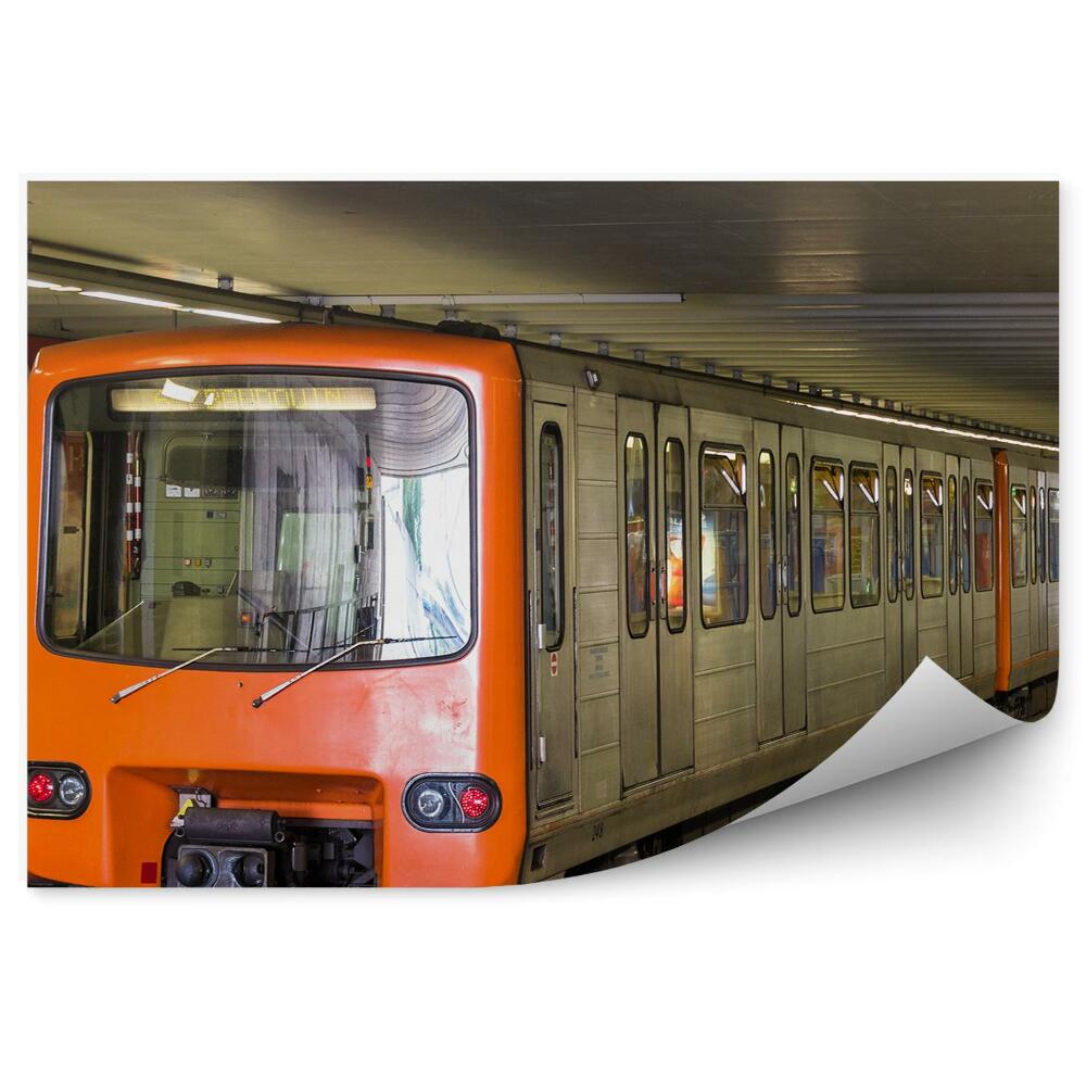 Fototapet pentru perete Tren metrou bruxelles transport comunicare