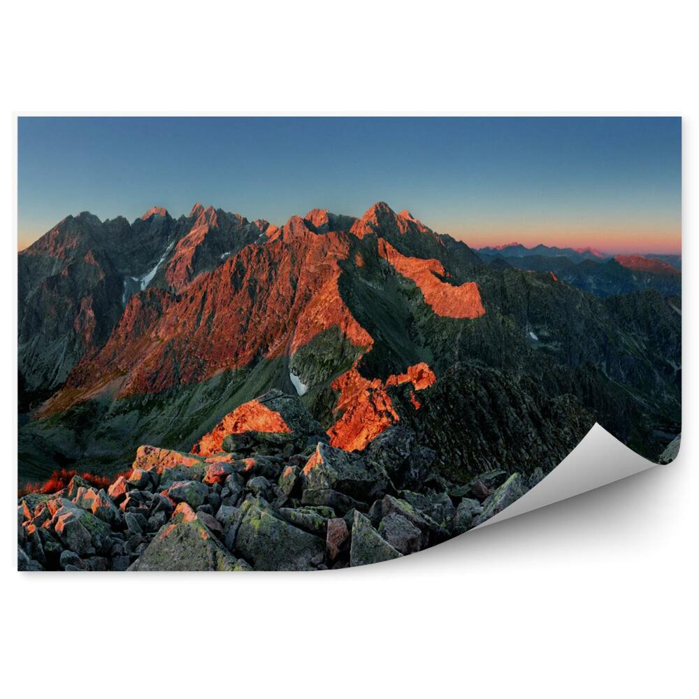 Fototapet pentru perete Panoramă De La Vârf - Slovacia Munții Tatra