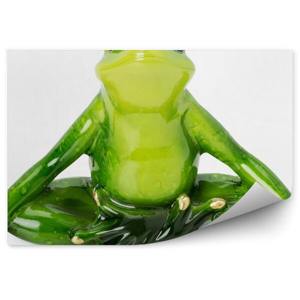 Fototapet pentru perete Broasca Verde Statuie Animal Abstract
