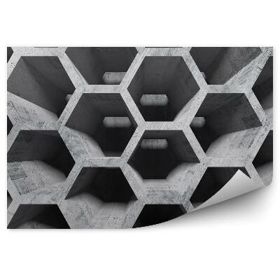 Decor fototapet Perspectivă De Fagure De Beton