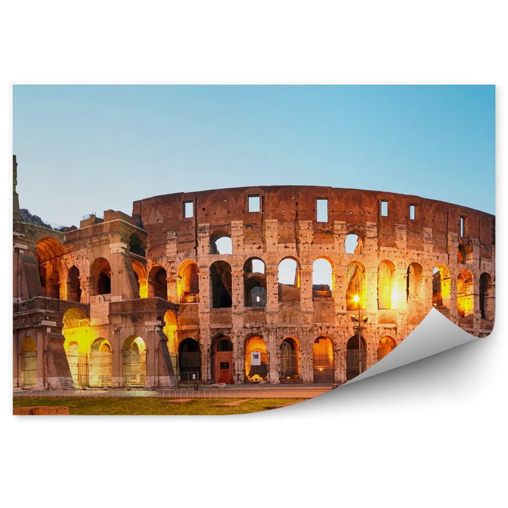 Decor fototapet Roma Colosseum monument apus de soare