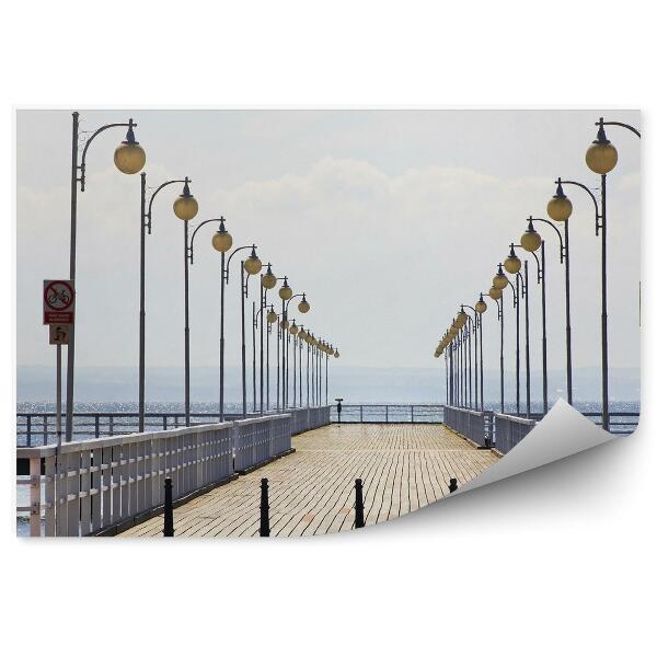 Decor fototapet Jurassic Pier Polonia lanterne din lemn