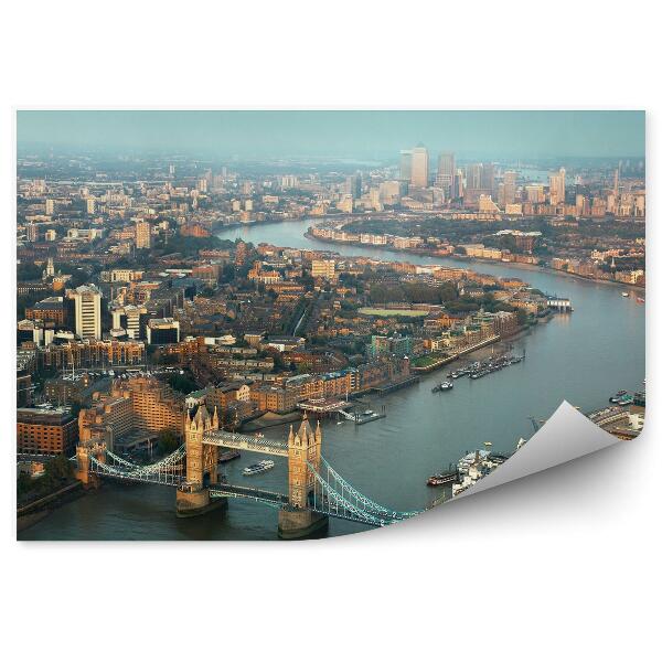 Decor fototapet Vedere Aeriană A Londrei Thames Tower Bridge