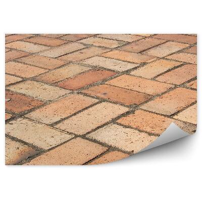 Fototapet perete Perspectiva Podelei Din Cărămidă