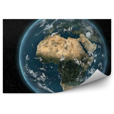 Fototapet perete Planetă Pământ Oceane Continente Cer Stele
