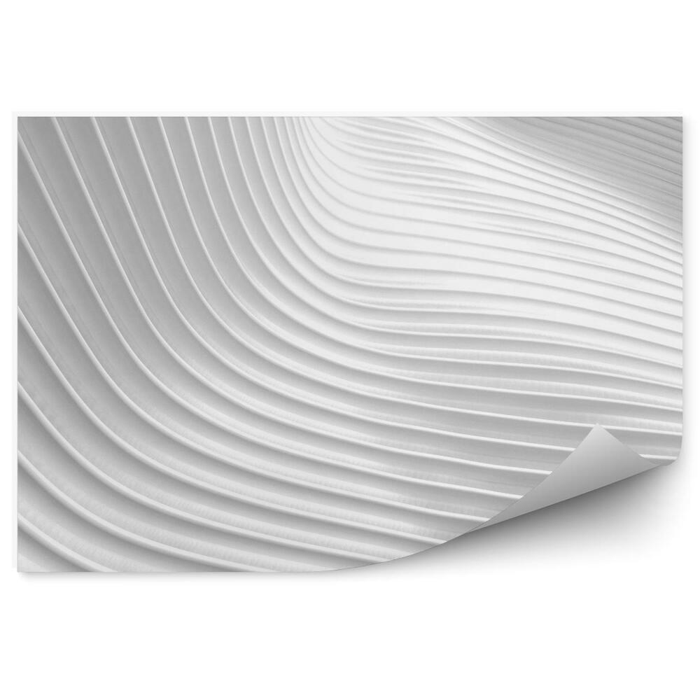 Fototapet pentru perete Linii Albe 3D