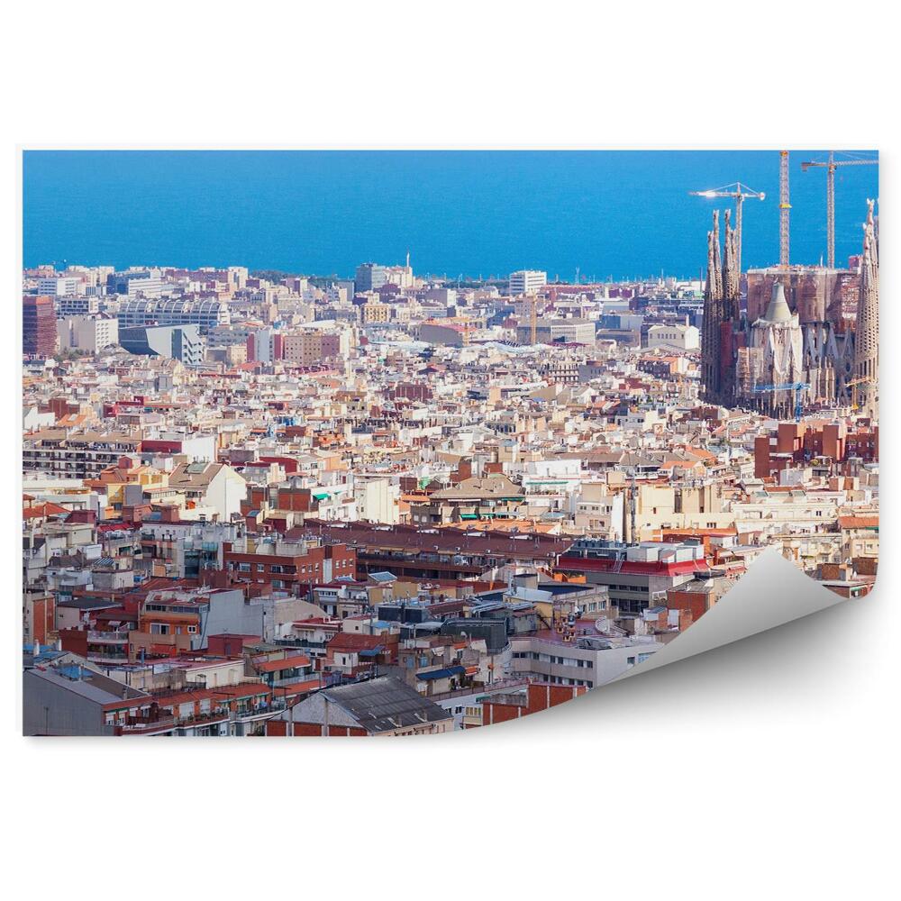 Decor fototapet Cladiri Apa Barcelona Spania