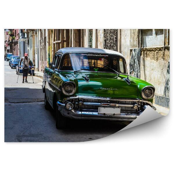 Fototapet pentru perete Chevrolet vechi pe o stradă din Havana