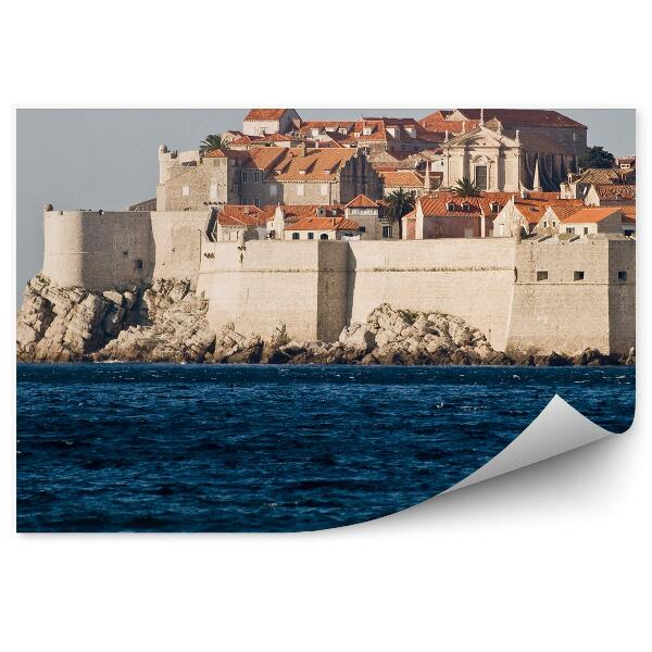 Fototapet Fort Saint John Dubrovnik Orașul Vechi Mare