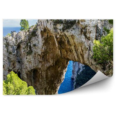 Fototapet Insula Capari, Italia, stânci, dealuri, natură