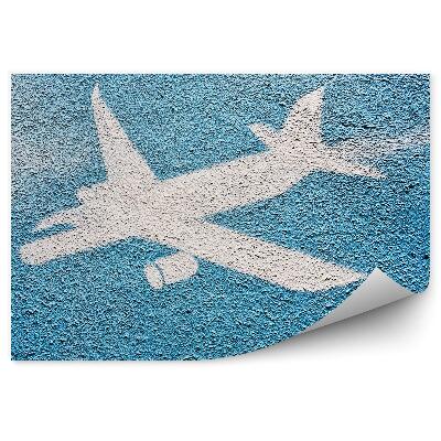 Decor fototapet Avion Cu Graffiti