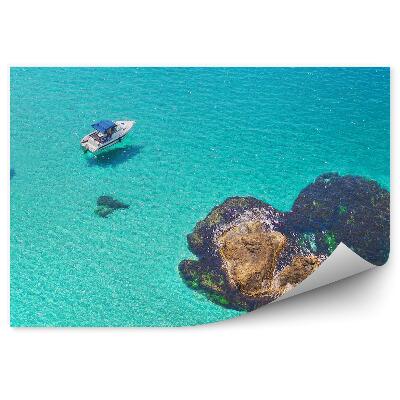 Fototapet Vederi de apă albastră în formă de inimă