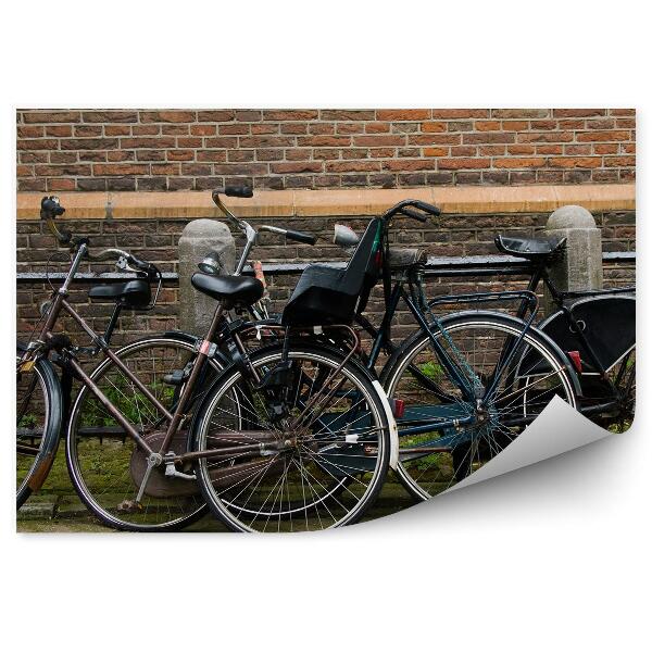 Decor fototapet Biciclete pe strada din Amsterdam