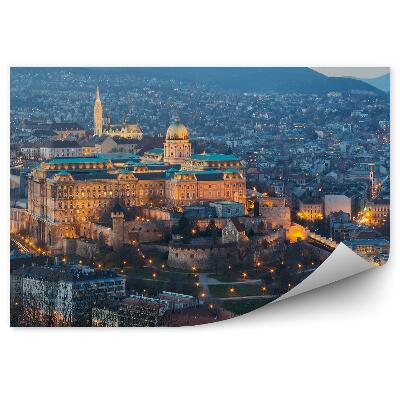 Fototapet vintage Palatul Regal Biserica Munti Drumuri Poduri Castelul Regal Varsovia