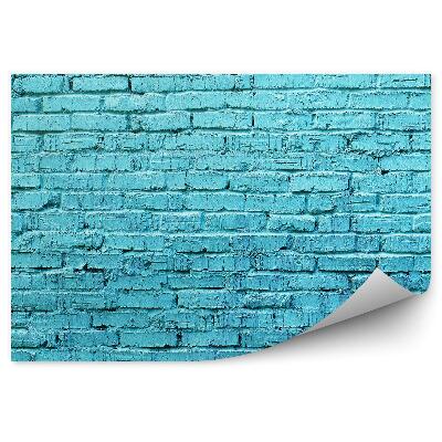 Fototapet vintage Perete Albastru Deschis