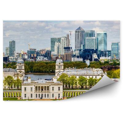 Fototapet pentru perete Canary Wharf Greenwich Londra Cer Nori